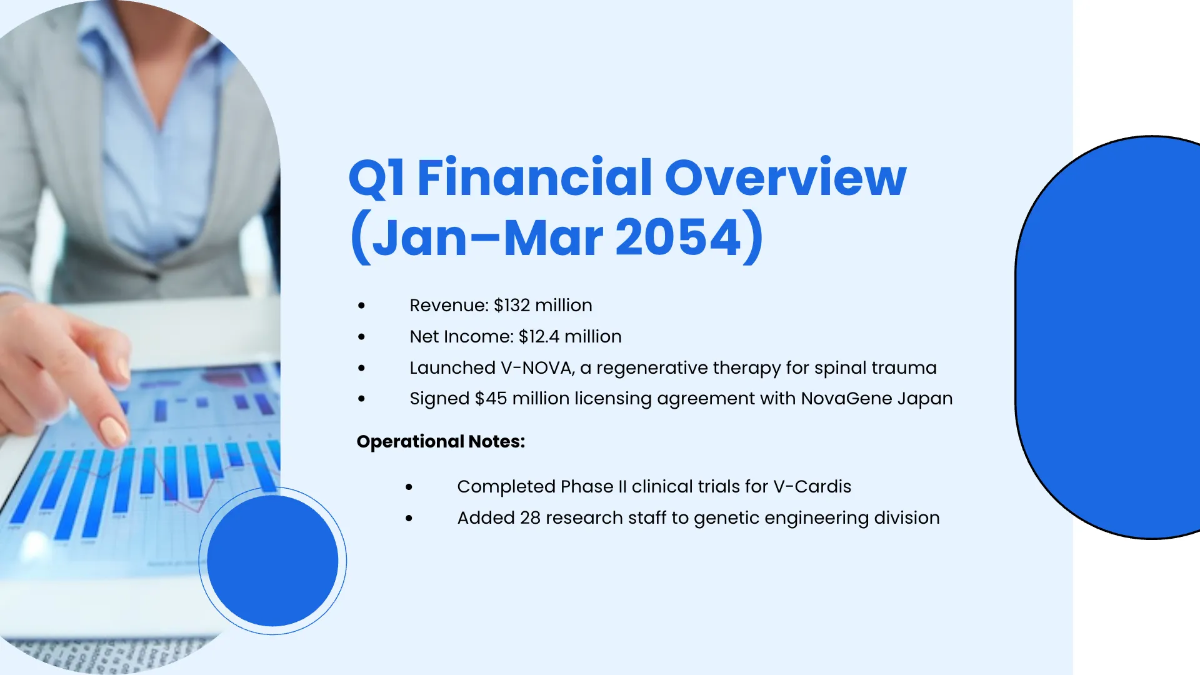 Free Quarterly Timeline Presentation Template to Edit Online