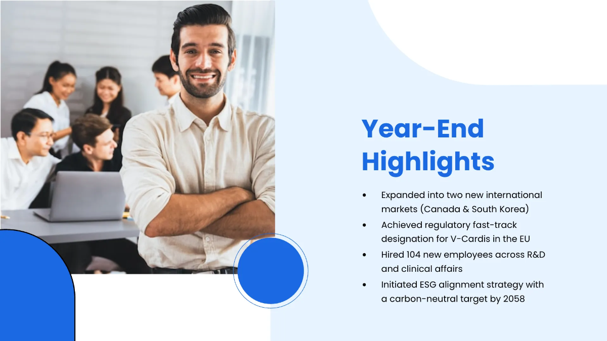 Free Quarterly Timeline Presentation Template to Edit Online