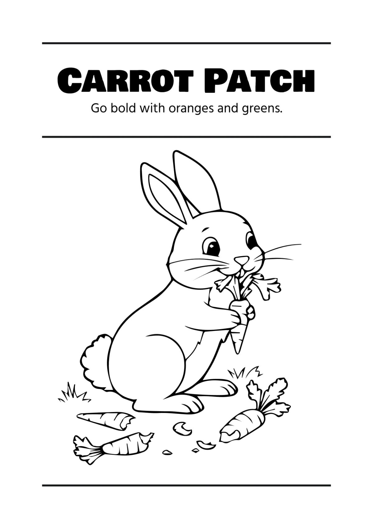 Free Easter Coloring Book Template to Edit Online