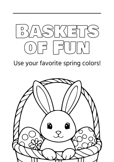 Free Easter Coloring Book Template to Edit Online