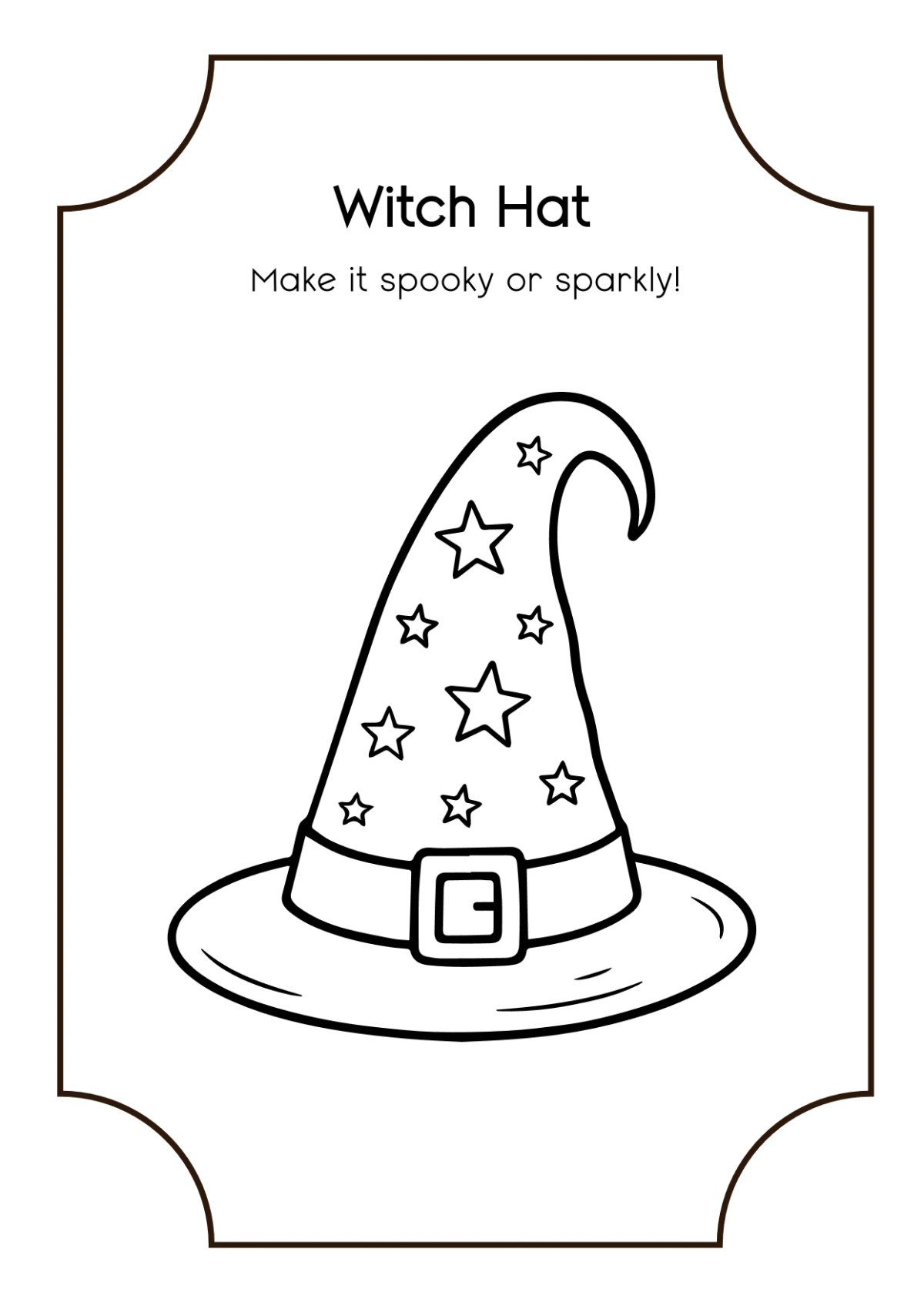 Free Halloween Coloring Book Template to Edit Online