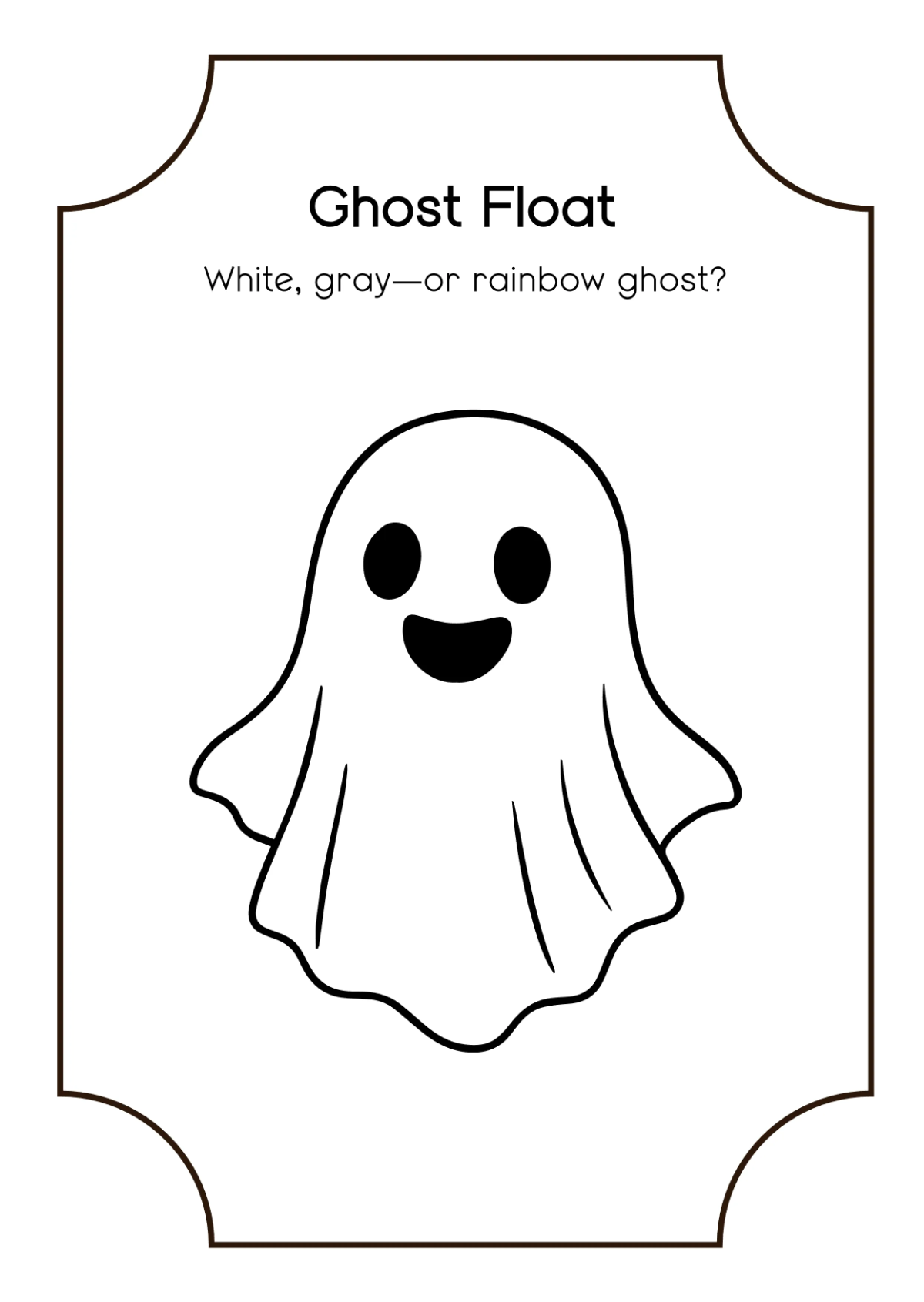 Free Halloween Coloring Book Template to Edit Online