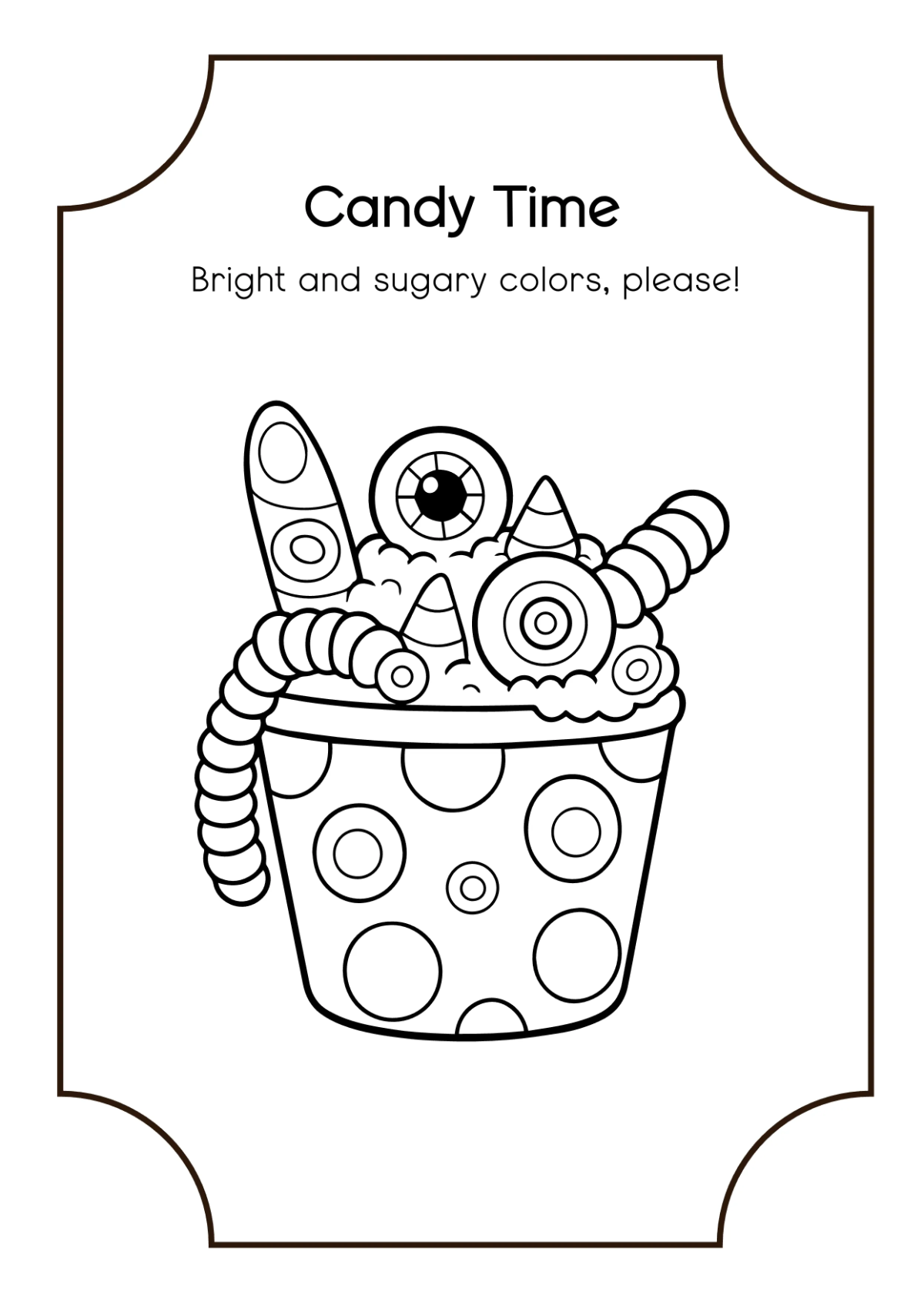 Free Halloween Coloring Book Template to Edit Online