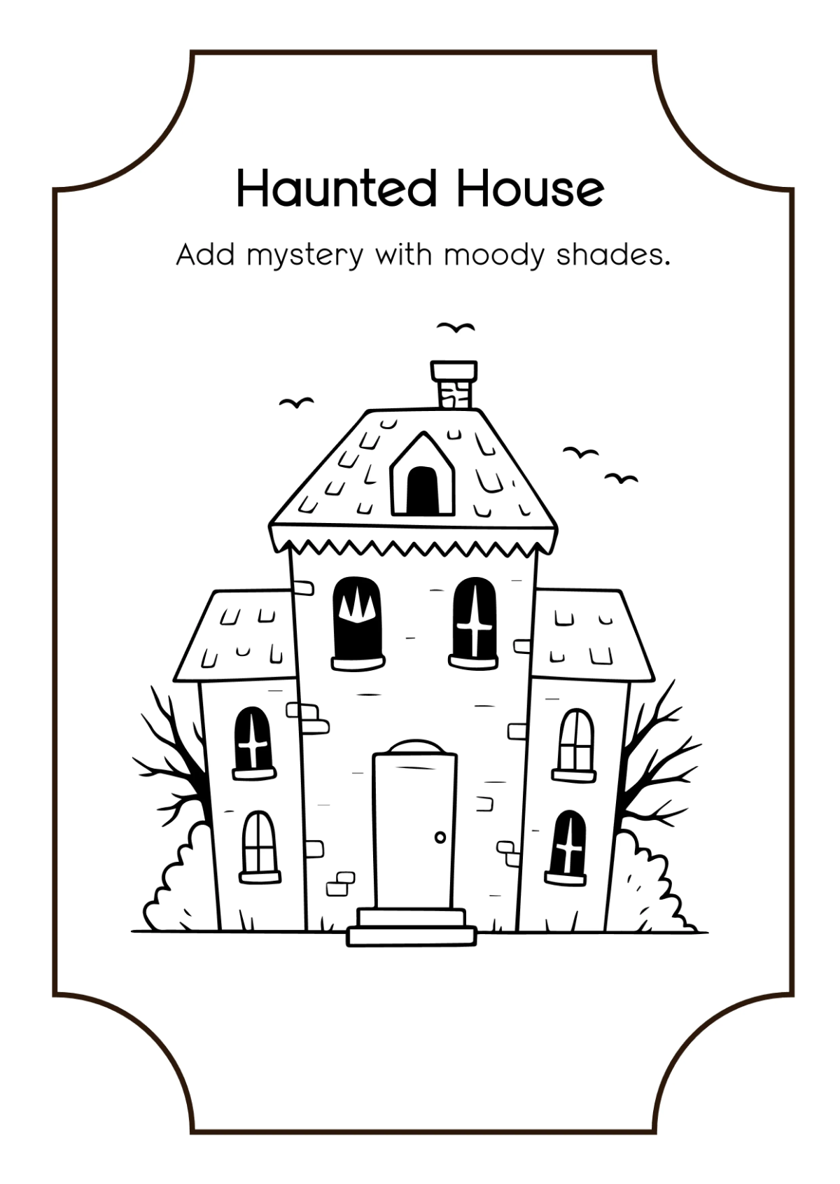 Free Halloween Coloring Book Template to Edit Online