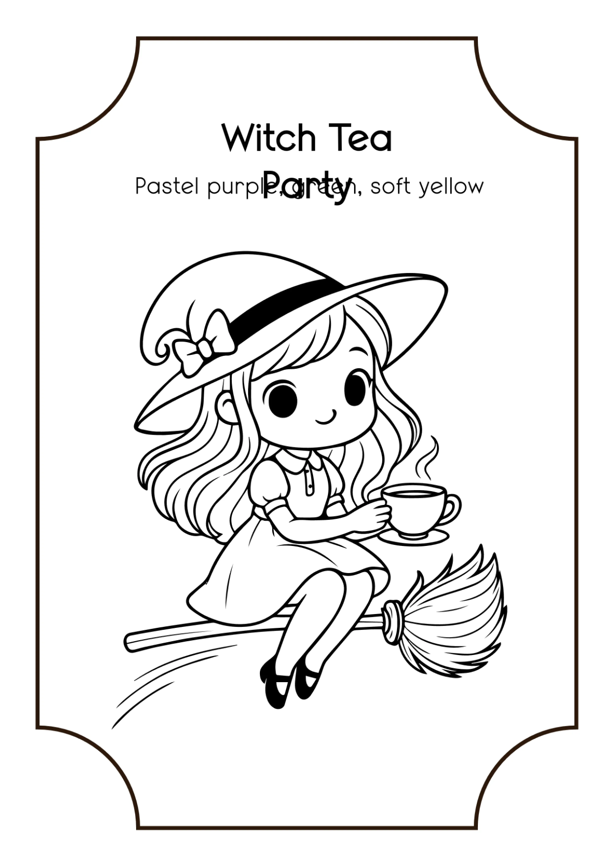 Free Halloween Coloring Book Template to Edit Online