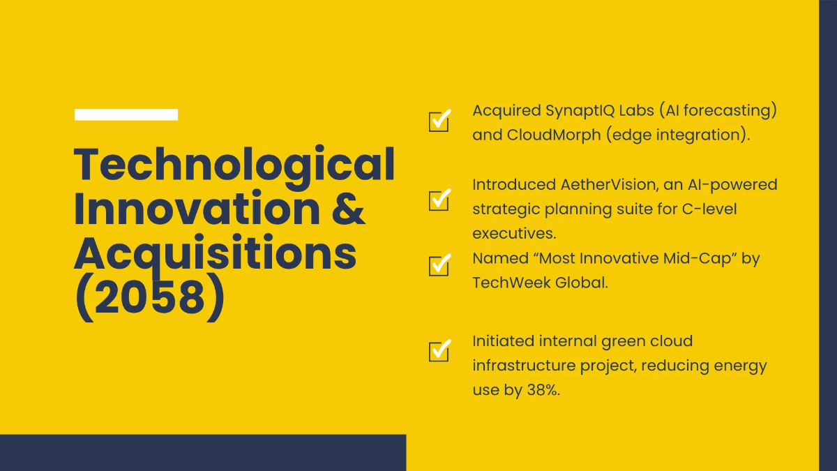 Free Corporate Timeline Presentation Template to Edit Online