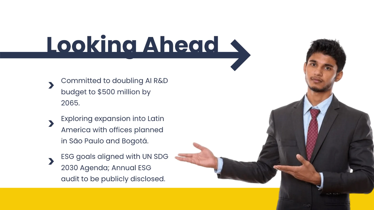 Free Corporate Timeline Presentation Template to Edit Online