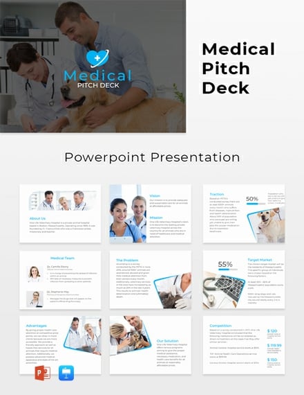 Medical Pitch Deck Template