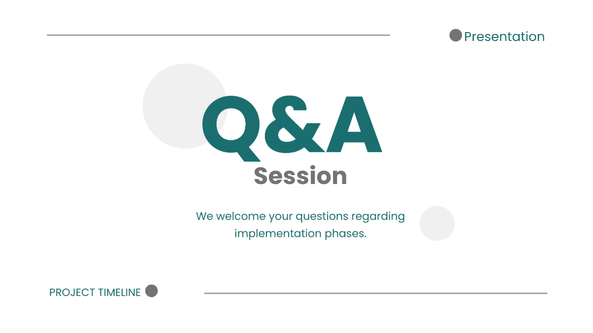 Free Minimalist Timeline Presentation Template to Edit Online