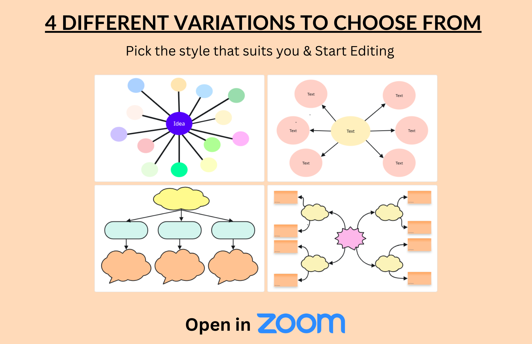 Free Bubble Map Template