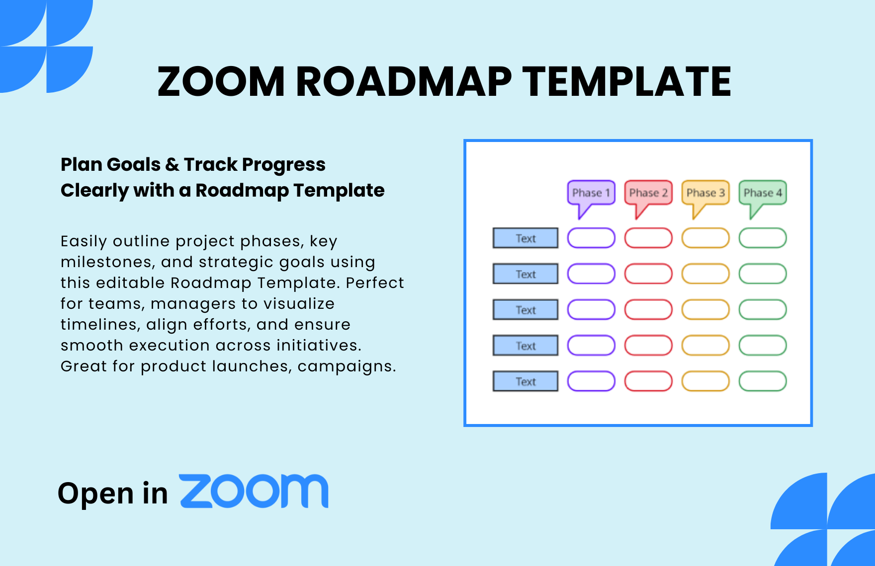 Free Roadmap Template