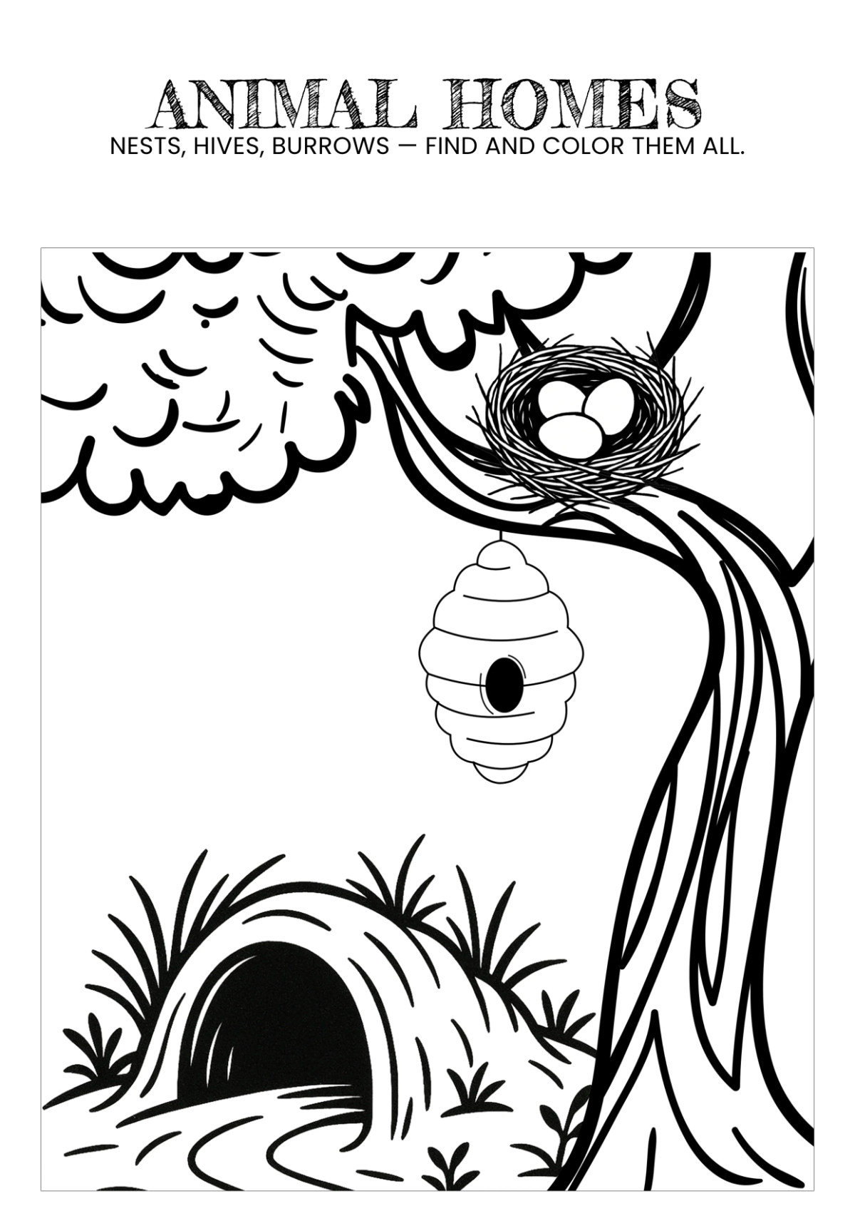 Free Science Coloring Book for Grade 1 Template to Edit Online