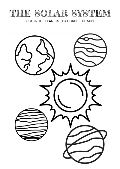 Free Science Coloring Book for Grade 1 Template to Edit Online