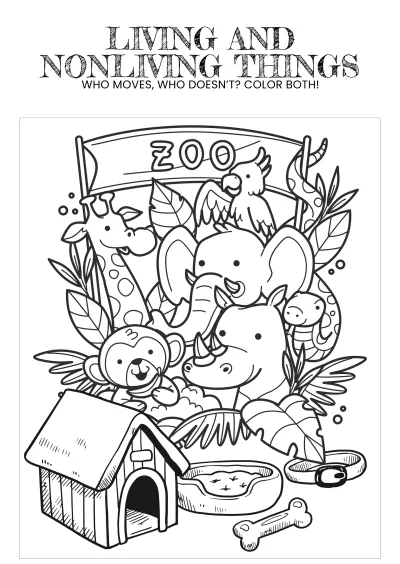 Free Science Coloring Book for Grade 1 Template to Edit Online
