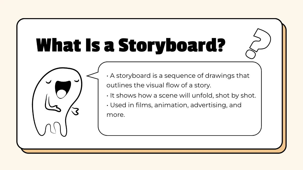 Free Storyboard Presentation Template to Edit Online