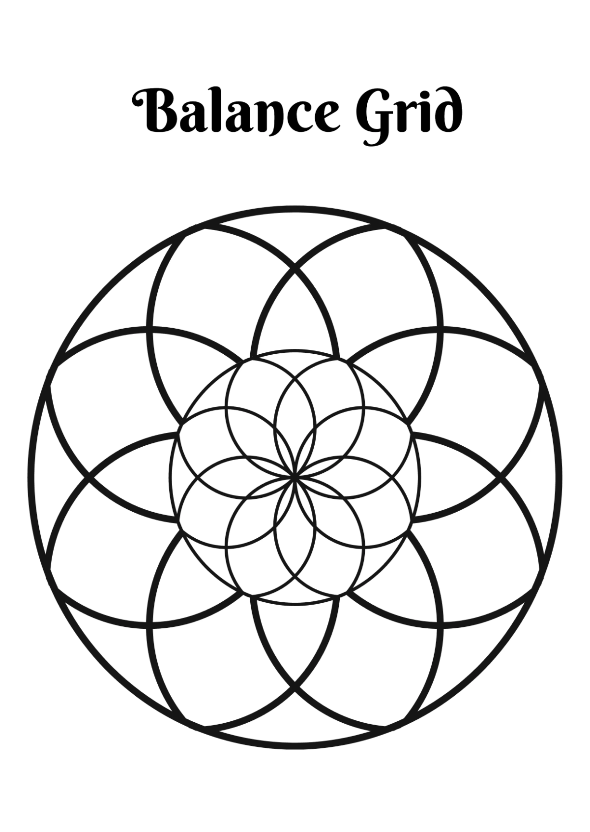 Free Mandala Coloring Book Template to Edit Online