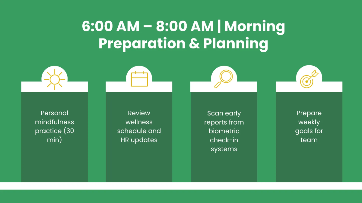 Free Daily Timeline Presentation Template to Edit Online