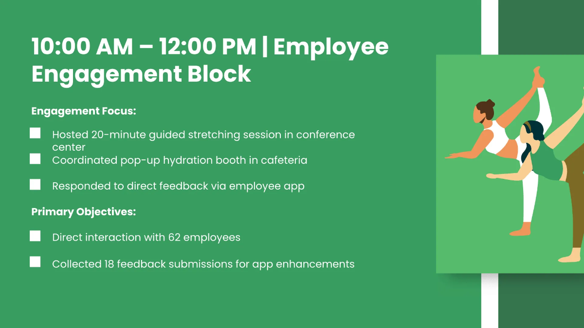 Free Daily Timeline Presentation Template to Edit Online