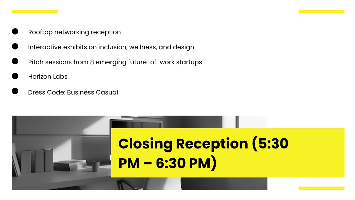 Free Event Timeline Presentation Template to Edit Online