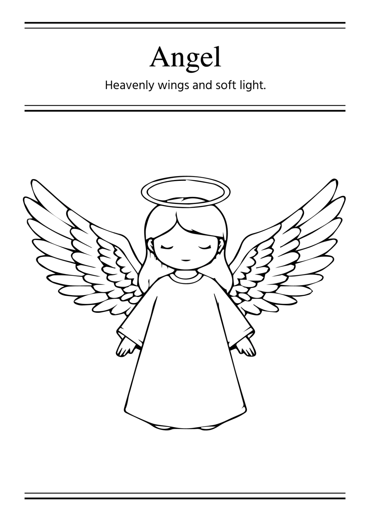 Free Religious Coloring Book Template to Edit Online