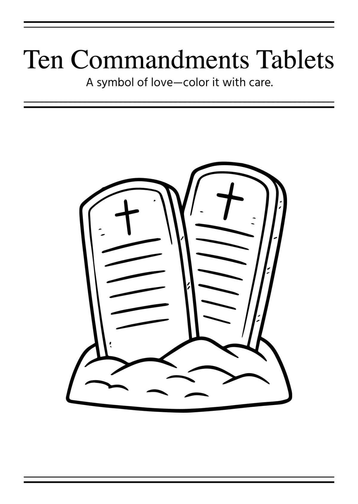 Free Religious Coloring Book Template to Edit Online