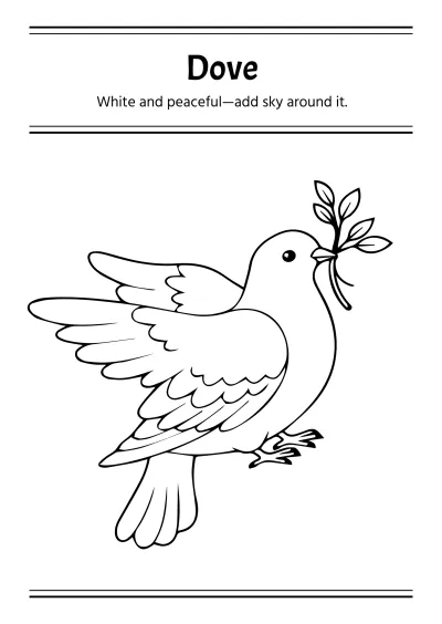 Free Religious Coloring Book Template to Edit Online