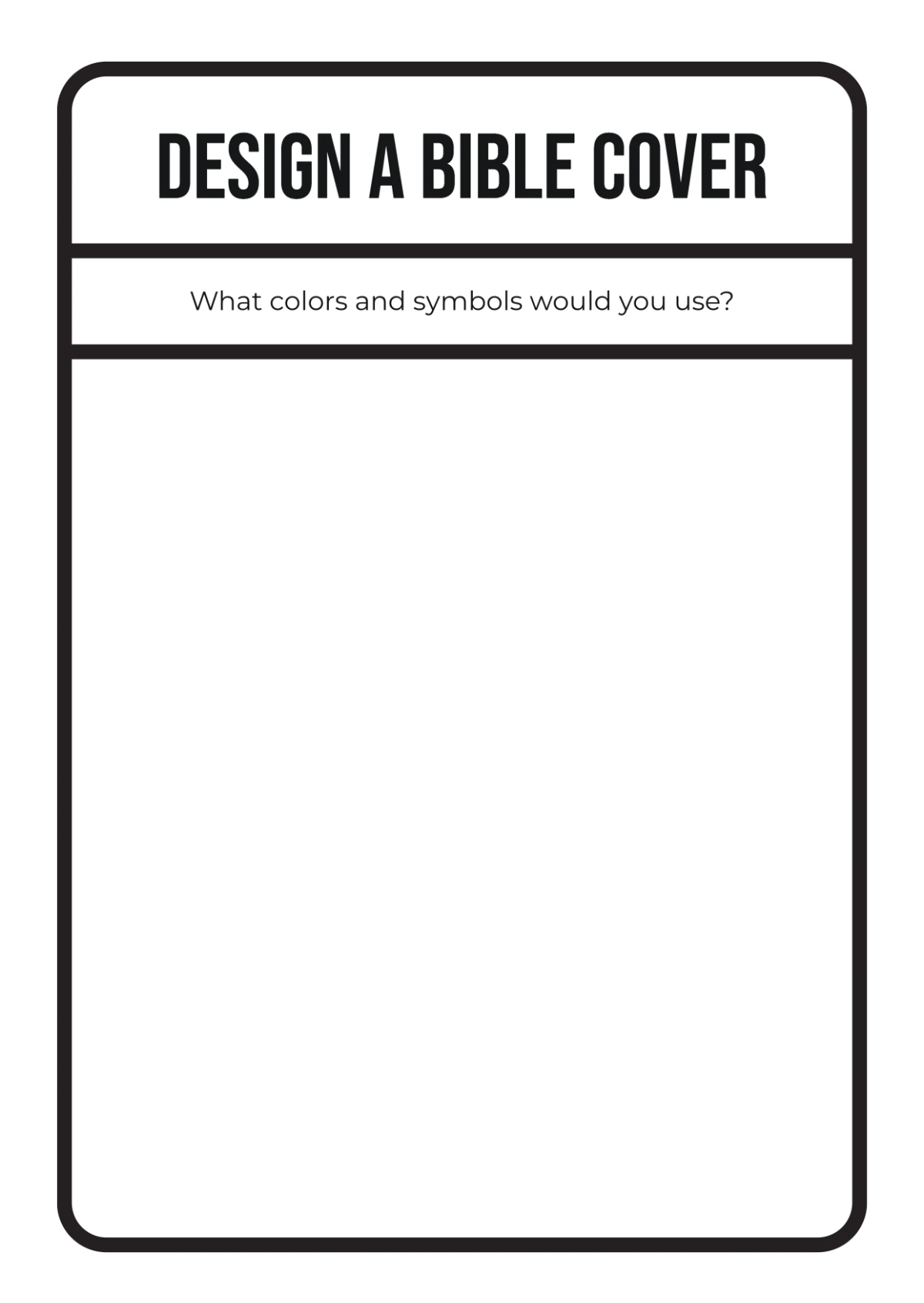 Free Blank Christian Coloring Book Template to Edit Online
