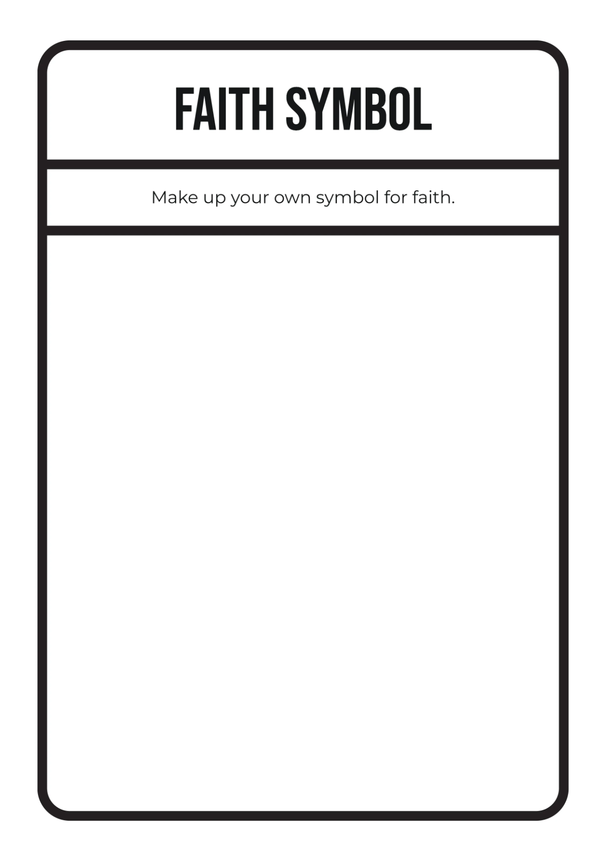 Free Blank Christian Coloring Book Template to Edit Online