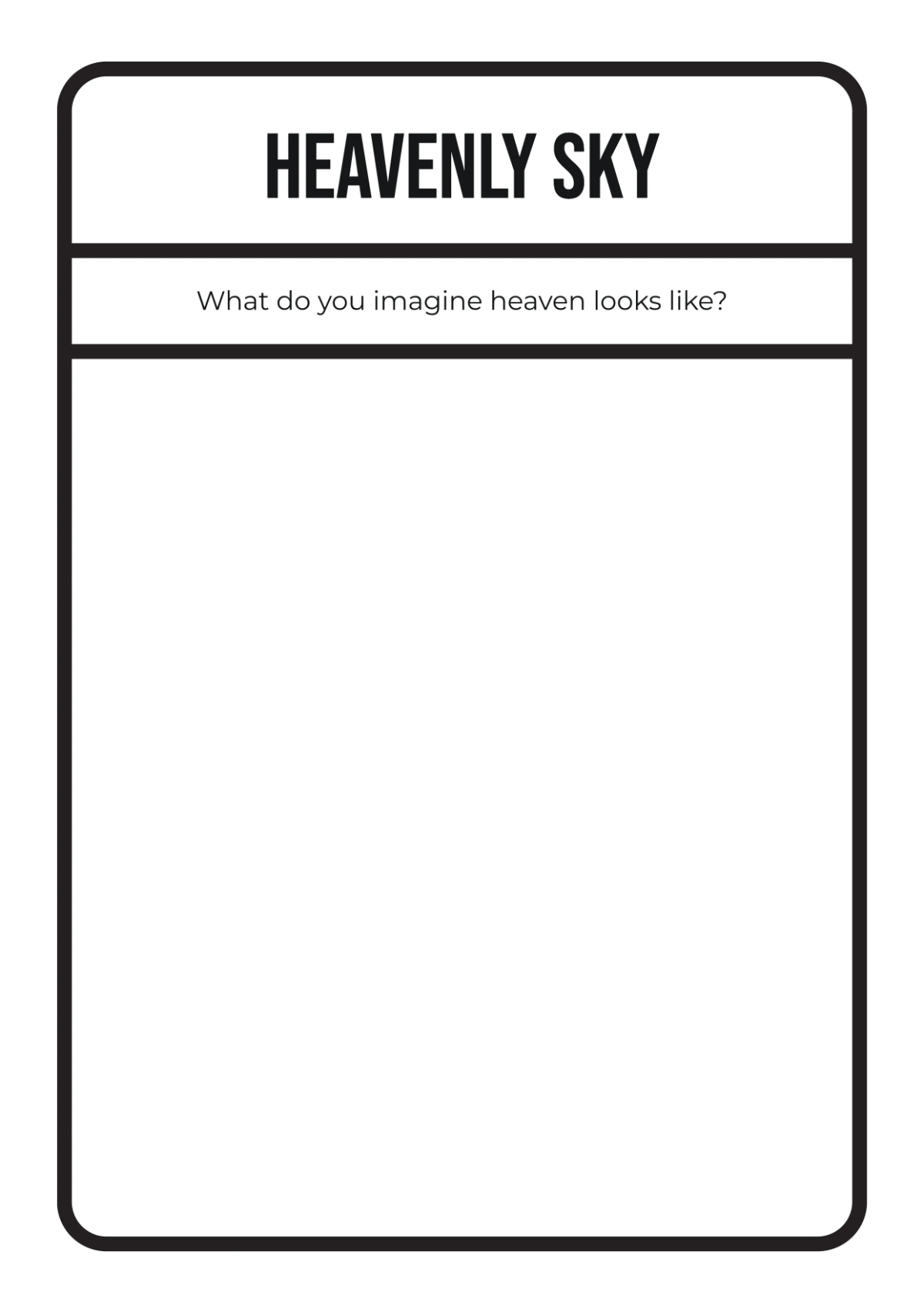 Free Blank Christian Coloring Book Template to Edit Online
