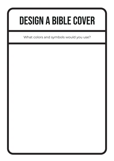 Free Blank Christian Coloring Book Template to Edit Online