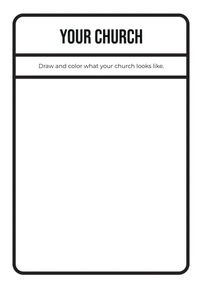 Free Blank Christian Coloring Book Template to Edit Online