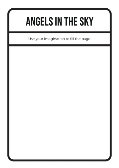 Free Blank Christian Coloring Book Template to Edit Online