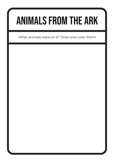 Free Blank Christian Coloring Book Template to Edit Online