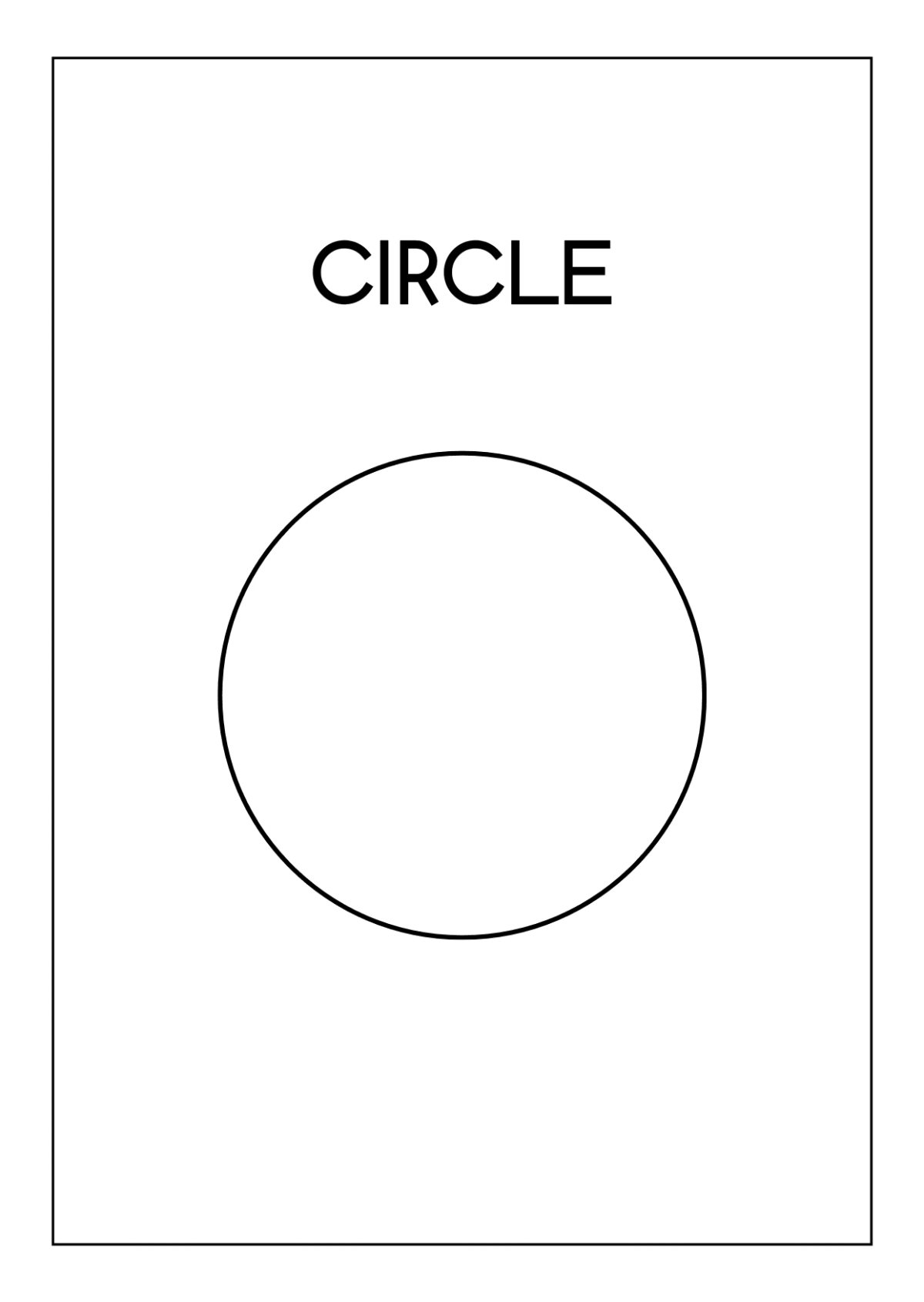 Free Shapes Coloring Book for Kindergarten Design Template to Edit Online