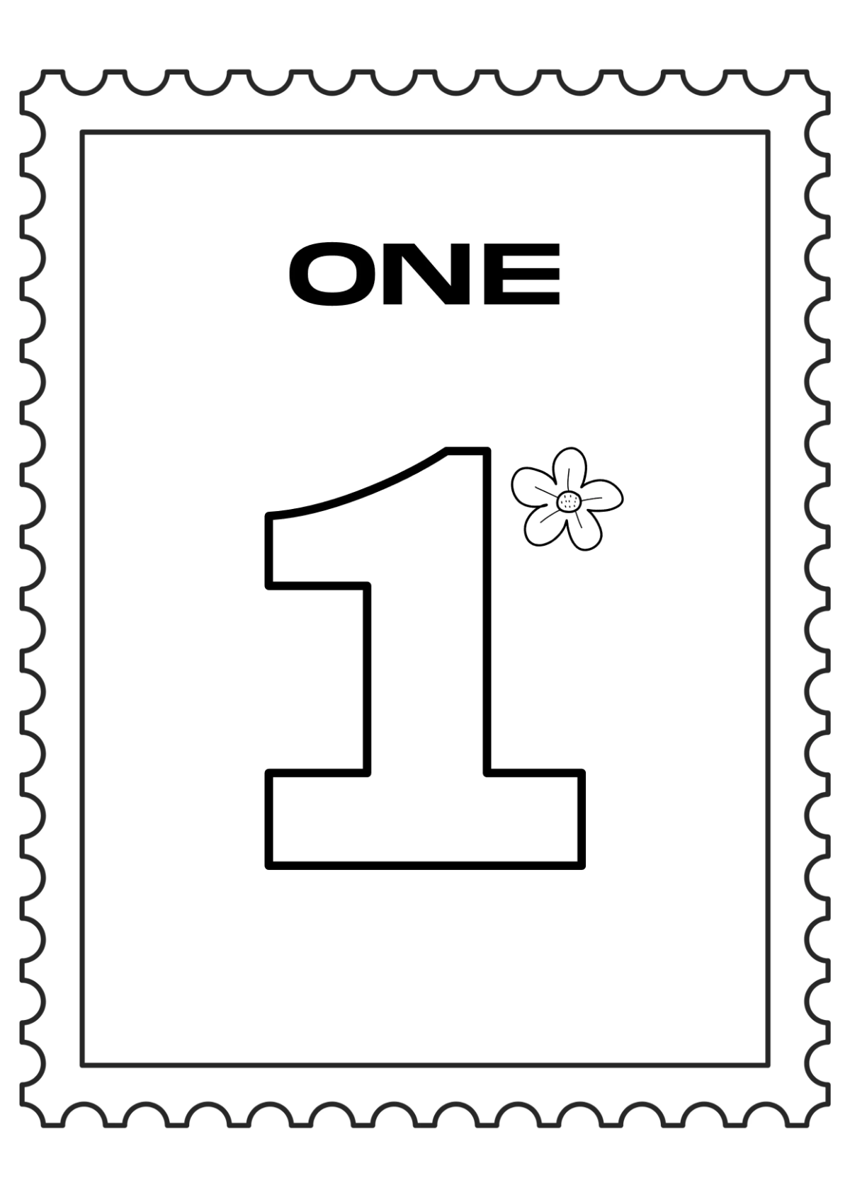 Free Numbers Coloring Book Template to Edit Online