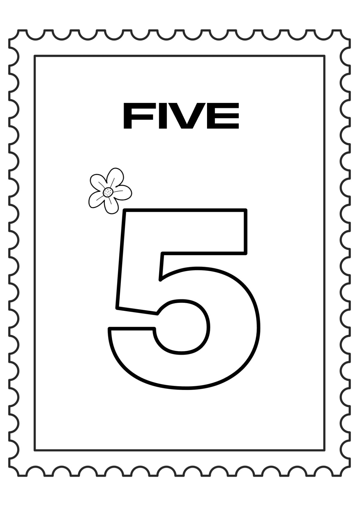 Free Numbers Coloring Book Template to Edit Online