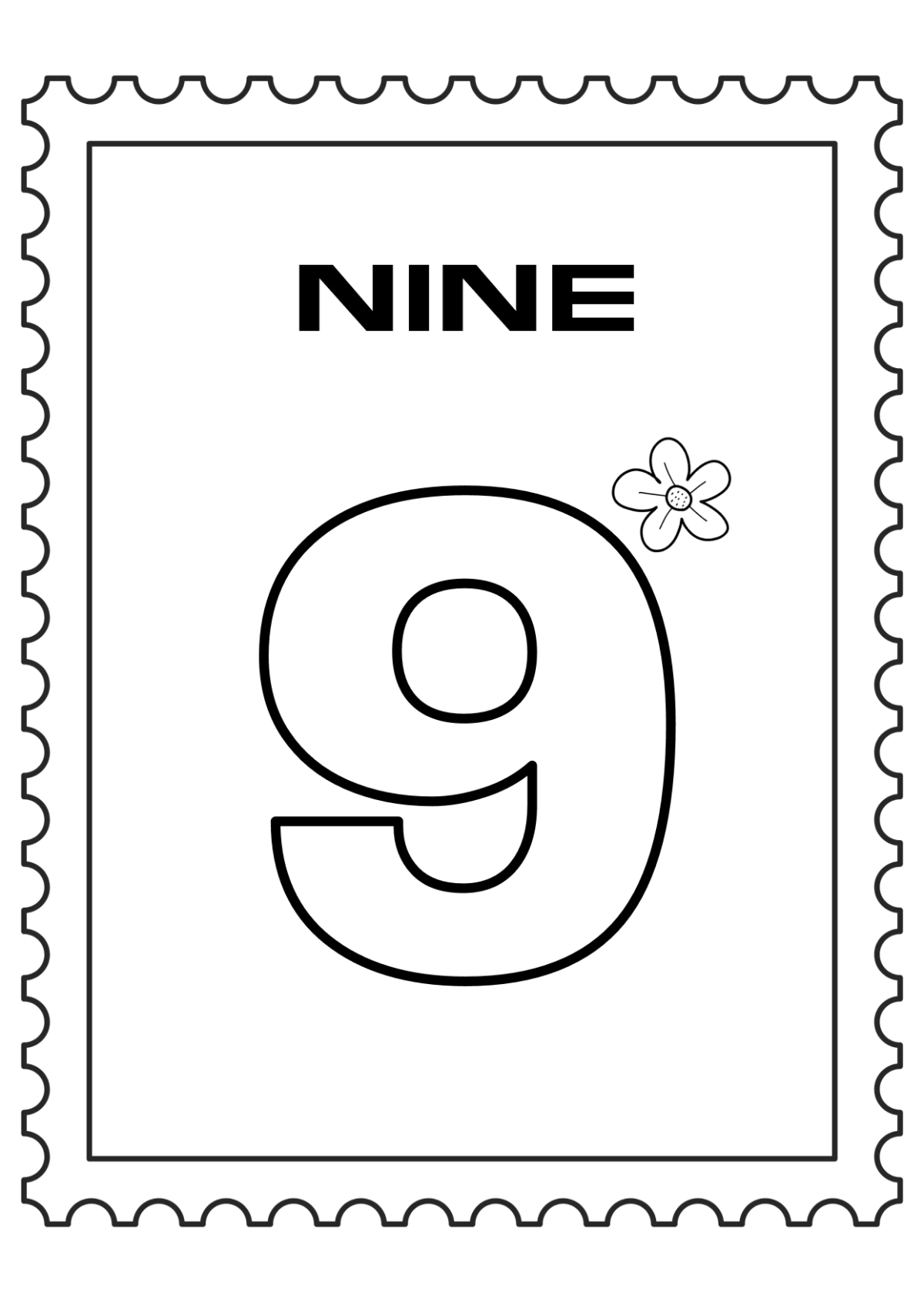 Free Numbers Coloring Book Template to Edit Online