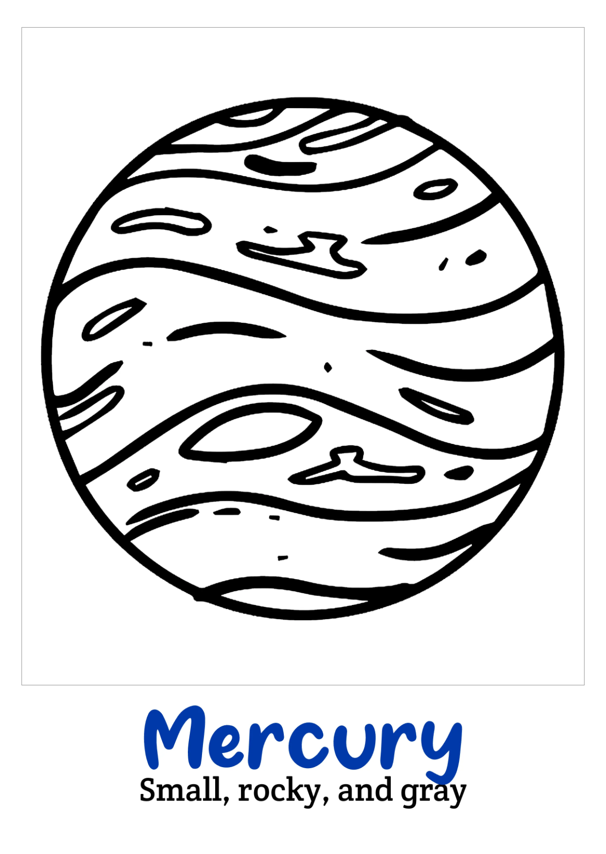 Free Planets Coloring Book Template to Edit Online