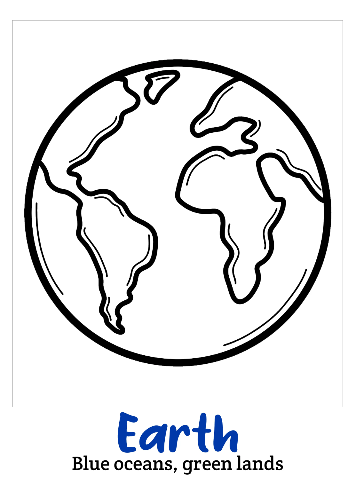 Free Planets Coloring Book Template to Edit Online