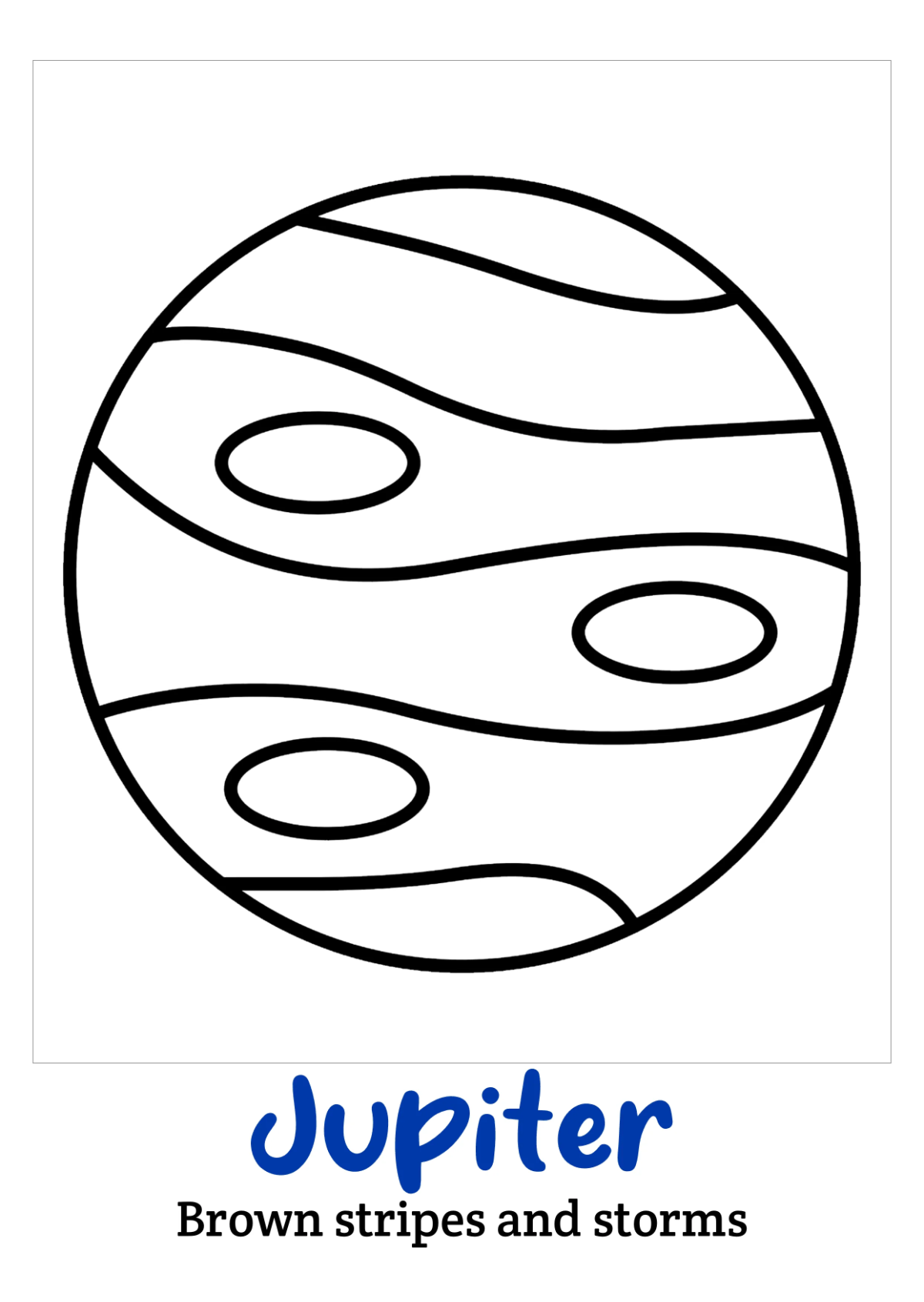 Free Planets Coloring Book Template to Edit Online