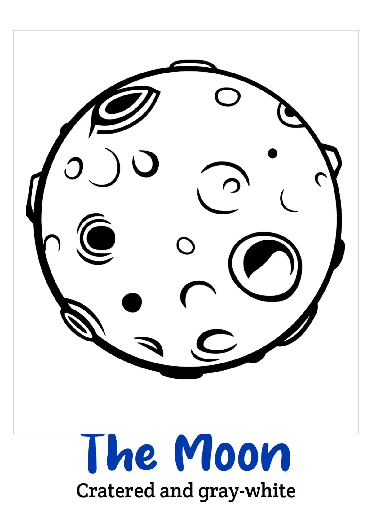 Free Planets Coloring Book Template to Edit Online