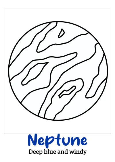 Free Planets Coloring Book Template to Edit Online