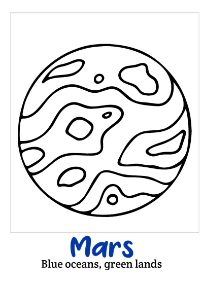 Free Planets Coloring Book Template to Edit Online