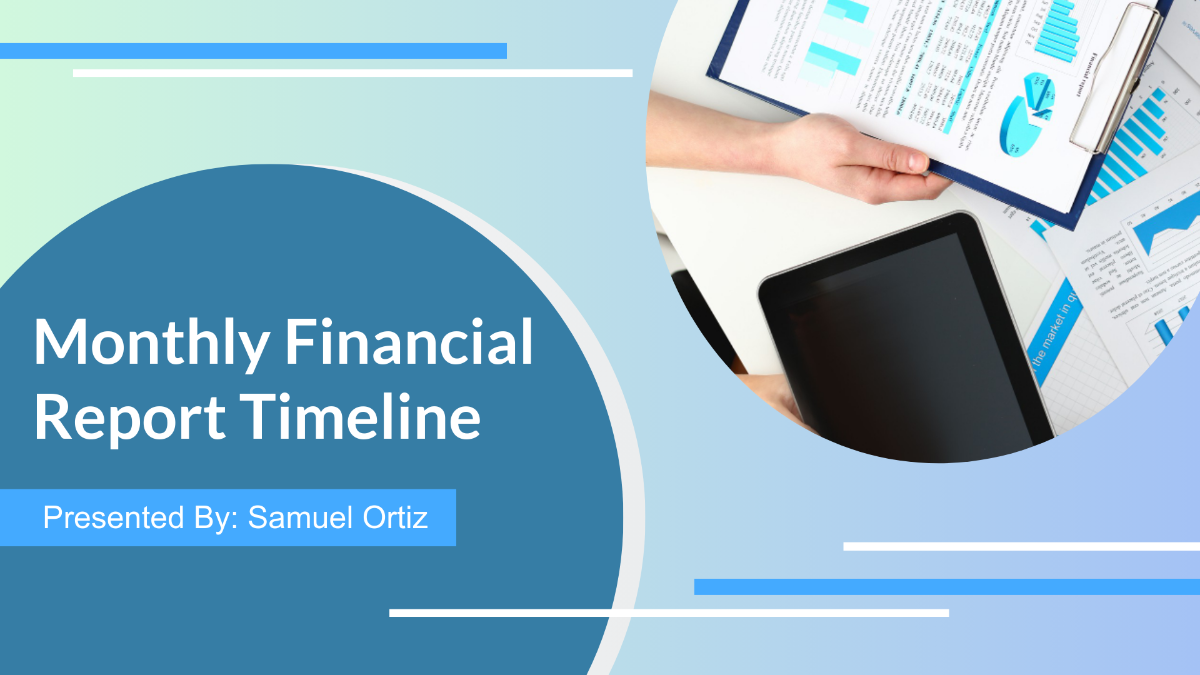 Free Monthly Timeline Presentation to Edit Online