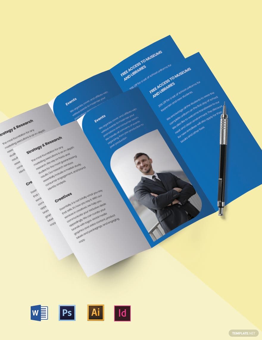 Tri-fold Digital Marketing Agency Brochure Template