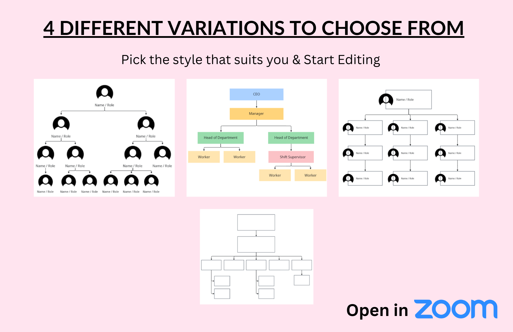 Free Organizational Chart Template