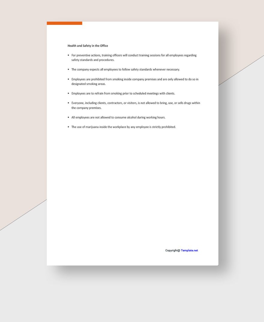 Advertising Agency Workplace Policy Template