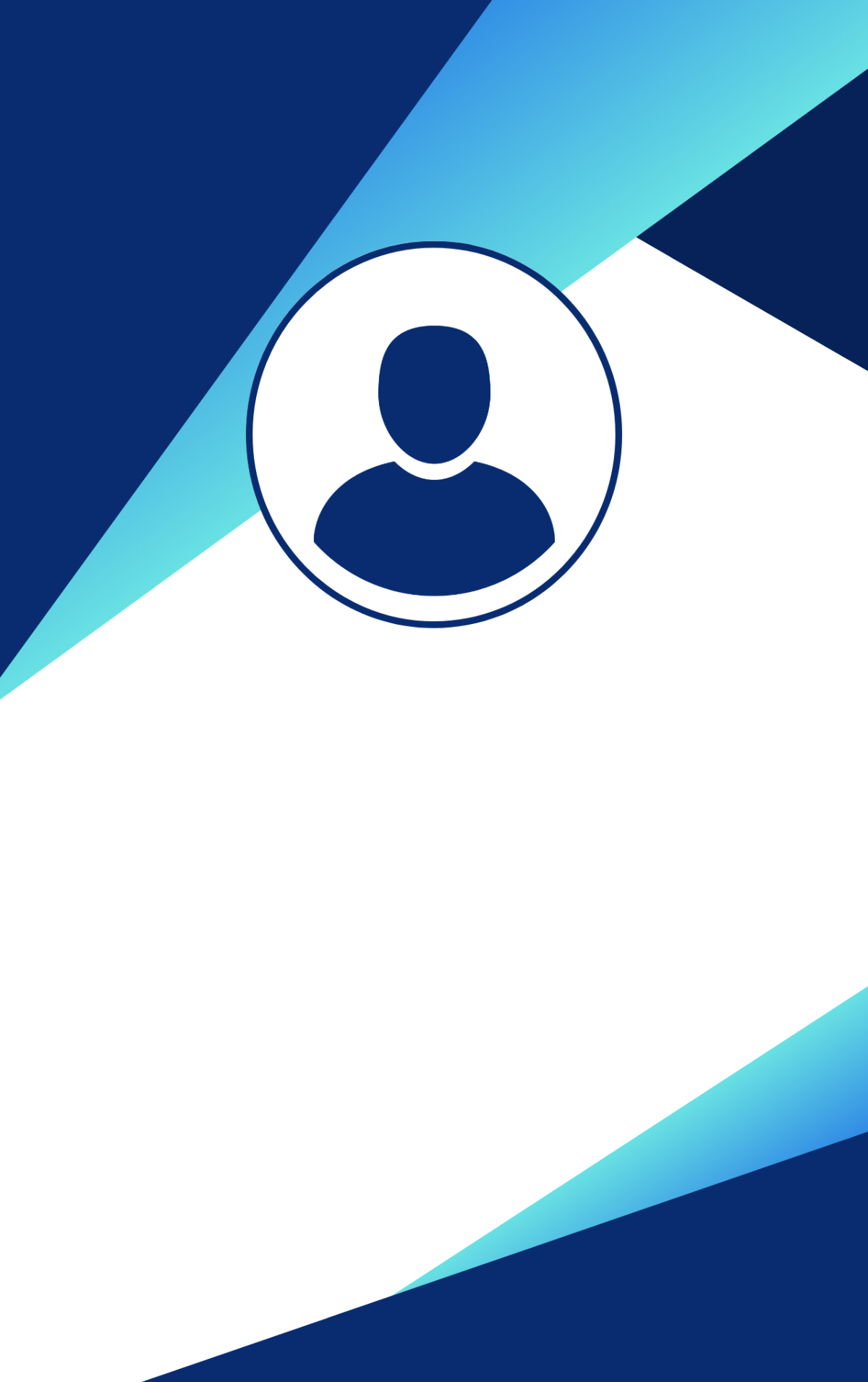 Blue Graphic Background ID Card