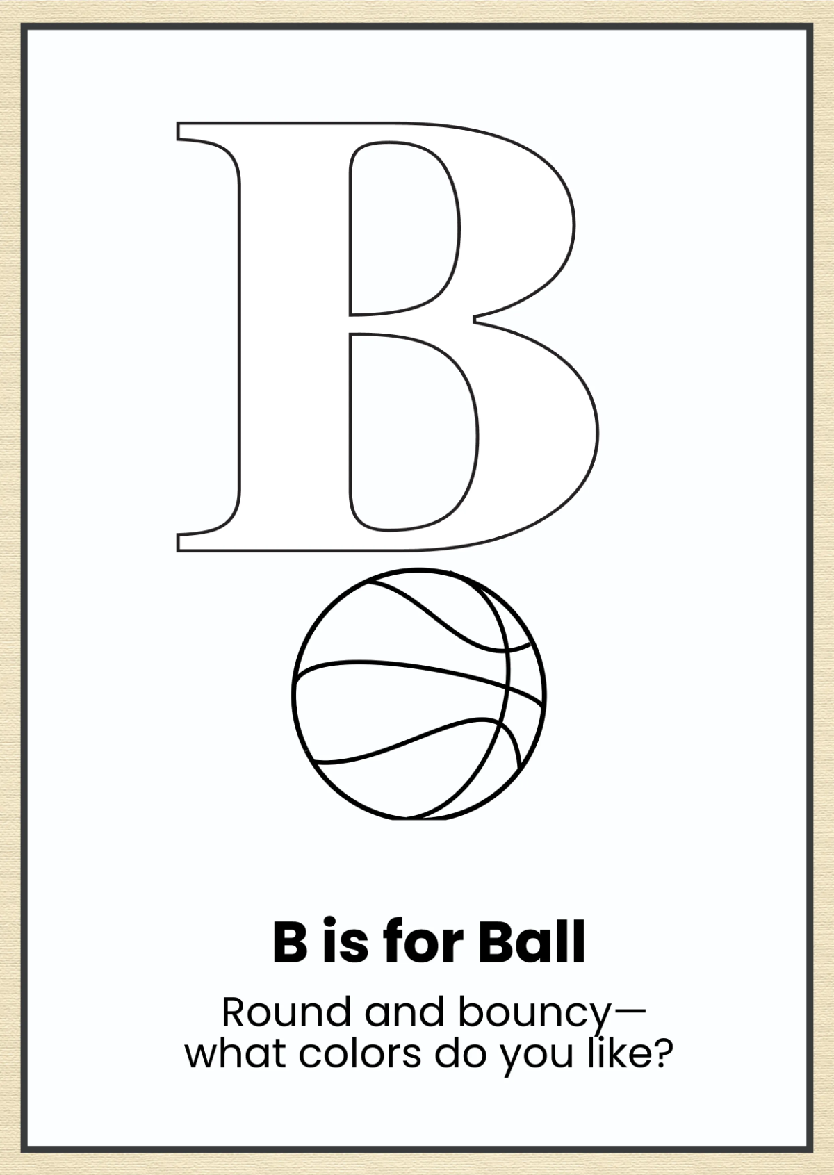 Free Modern Alphabet Coloring Book Template to Edit Online