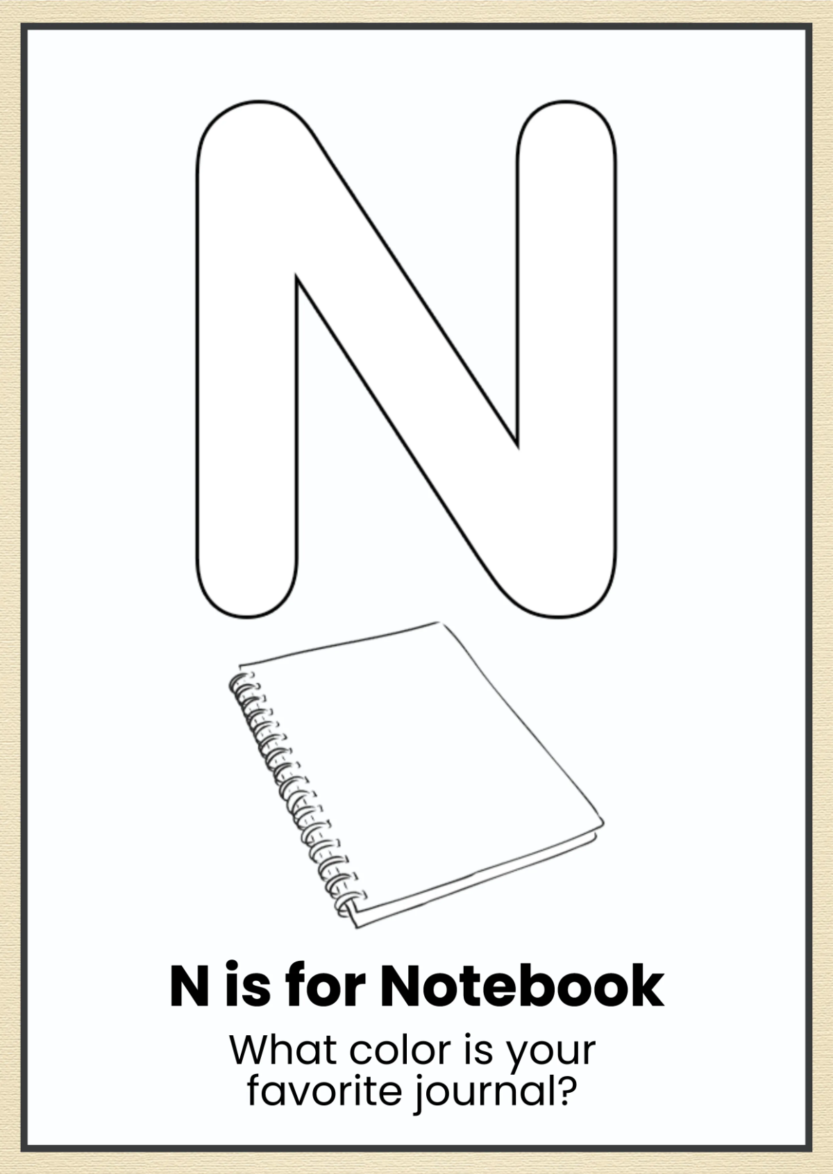 Free Modern Alphabet Coloring Book Template to Edit Online